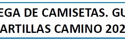RECOGIDA DE CAMISETAS. CAMINO 2025