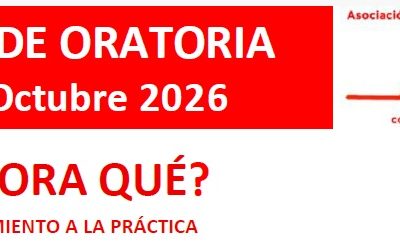 TALLER DE ORATORIA. OCTUBRE 2026